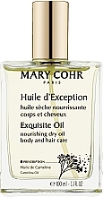 Парфумерія, косметика Олія суха дорогоцінна "Вишукана ніжність" - Mary Cohr Huile d'Exception