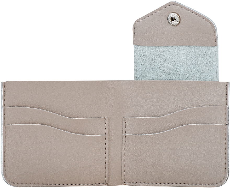 Кошелек тауп в подарочной коробке "Classy" - MAKEUP Bi-Fold Wallet Taupe — фото N5