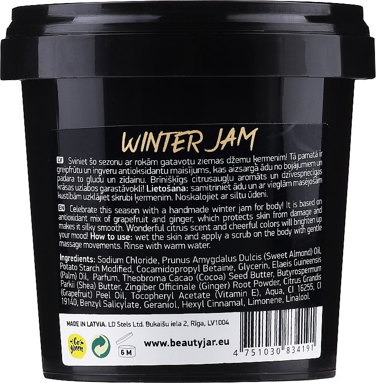 Скраб для тела - Beauty Jar Winter Jam Body Scrub — фото N2