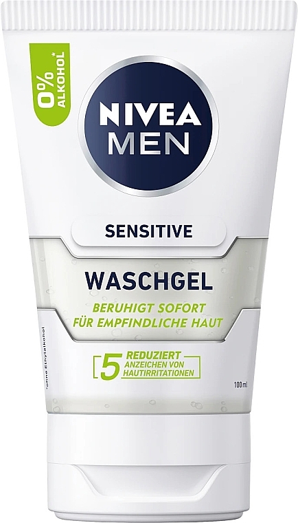 Очищувальний гель для чутливої шкіри - NIVEA MEN Sensitive — фото N1