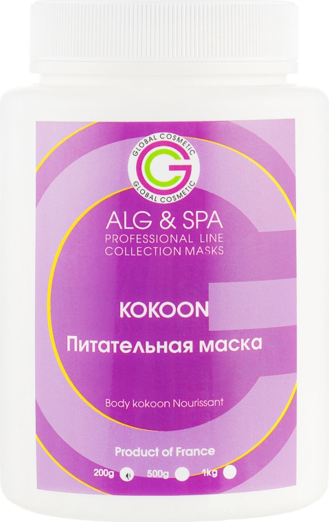 Маска питательная “Kokoon” - ALG & SPA Professional Line Collection Masks Body Kokoon Nourissan