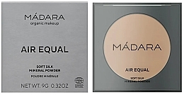 Минеральная компактная пудра - Madara Cosmetics Air Equal Soft Silk Mineral Powder — фото N1