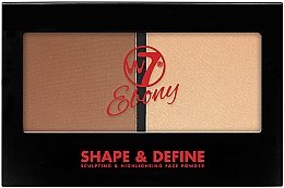 Парфумерія, косметика Набір для контурування обличчя - W7 Ebony Shape&Define Highlighting Face Powder