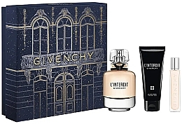 Givenchy L'Interdit - Набір (edp/80ml + b/lot/75ml + edp/mini/12.5ml) — фото N1