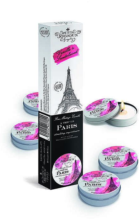 Набір масажних свічок - Petits JouJoux A Trip to Paris — фото N1