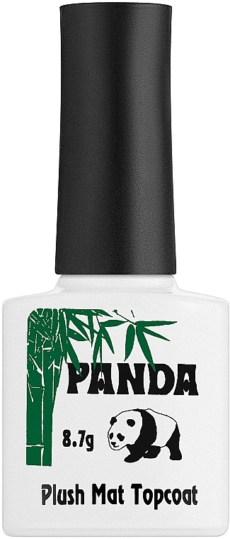 Матовий (плюшевий) топ для гель-лаків з липким шаром - Panda Wipe Matte Top Coat — фото N1