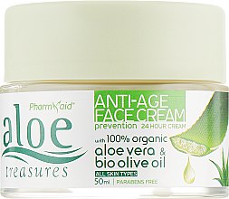 Антивозрастной крем для лица - Pharmaid Aloe Treasures Anti Age Face Cream — фото N2