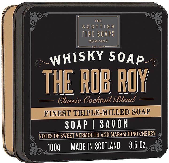 Мило "The Rob Roy" - Scottish Fine Soaps The Rob Roy Sports Soap In A Tin — фото N1