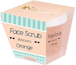 Парфумерія, косметика Скраб для обличчя і губ "Апельсин" - Nacomi Refreshing Face Orange