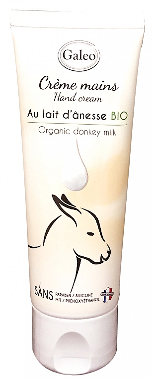 Набір - Galeo Organic Donkey Milk Scincare Set (sh/gel/250ml + b/milk/250ml + h/cr/75ml) — фото N5