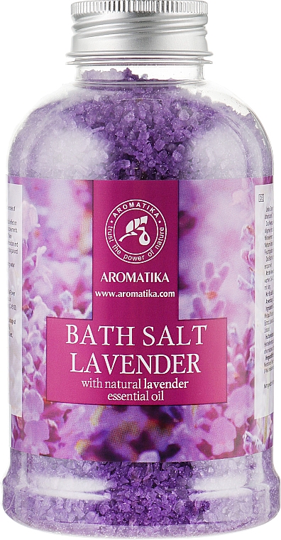 Сіль морська для ванн "Лаванда" - Aromatika Bath Salt Lavender — фото N1
