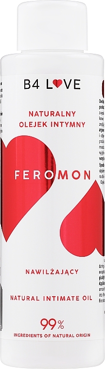 Натуральна двофазна інтимна олія "Феромон" - 4Organic B4Love Feromon Natural Intimate Oil — фото N1
