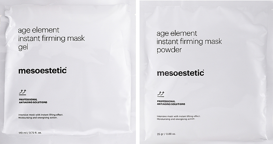 Набір - Mesoestetic Age Element Firming (mask gel/5x25g + mask powder/5x110ml) — фото N2