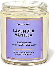 Аромасвічка "Lavender Vanilla" - Bath and Body Works Single Wick Candle — фото N1