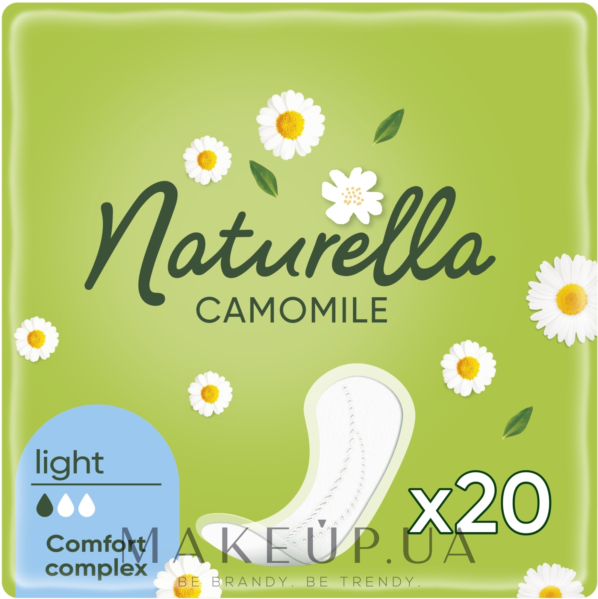 Ежедневные гигиенические прокладки, 20шт - Naturella Camomile Light — фото 20шт