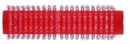 Бигуди-липучки мягкие, d13 мм, красные, 12 шт - Xhair — фото N2
