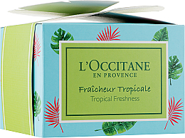 Духи, Парфюмерия, косметика УЦЕНКА Набор - L'Occitane Verbena Tropical Freshness (sh/gel/50ml + shmp/50ml + h/cr/30ml) *