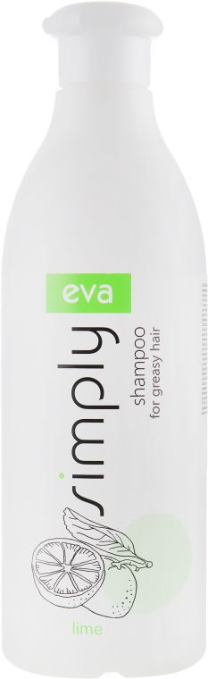 Шампунь для жирного волосся, з екстрактом лайму - Eva Simply Shampoo — фото N1