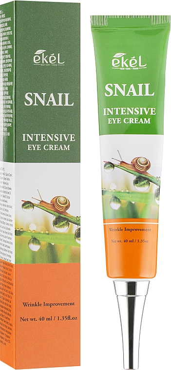 Крем для очей з муцином равлика - Ekel Snail Intensive Eye Cream