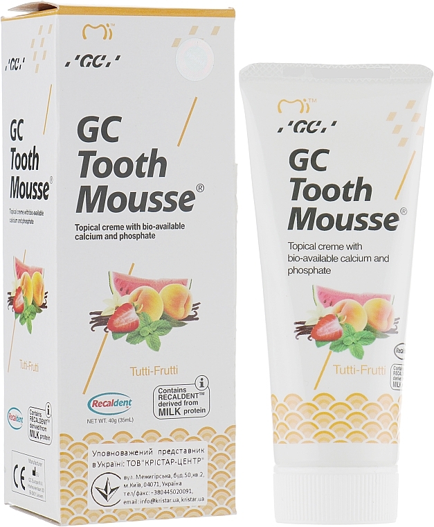 УЦЕНКА Крем для зубов - GC Tooth Mousse Tutti-Frutti * — фото N1