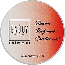 Парфумерія, косметика Парфумована масажна свічка - Enjoy Professional Shimmer Perfumed Candle Passion #9