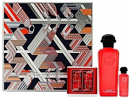 Духи, Парфюмерия, косметика Hermes Eau de Rhubarbe Ecarlate - Набор (edc/100ml + edc/7.5ml + soap/50g)