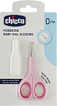 Духи, Парфюмерия, косметика Ножницы для ногтей детские безопасные, розовые - Chicco Baby Nail Scissors