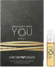 Духи, Парфюмерия, косметика Giorgio Armani Emporio Armani Stronger With You Only - Туалетная вода (пробник)