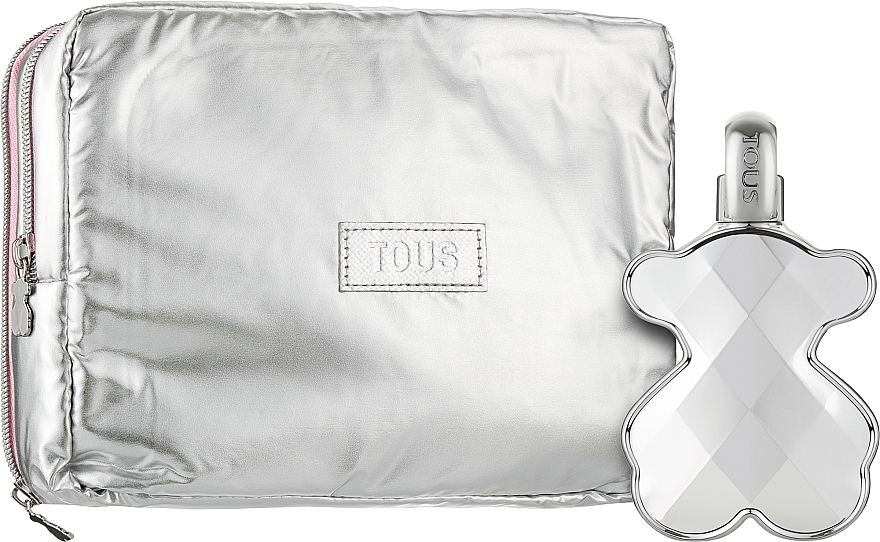 Tous LoveMe The Silver Parfum - Набор (edp/90ml + bag) — фото N2