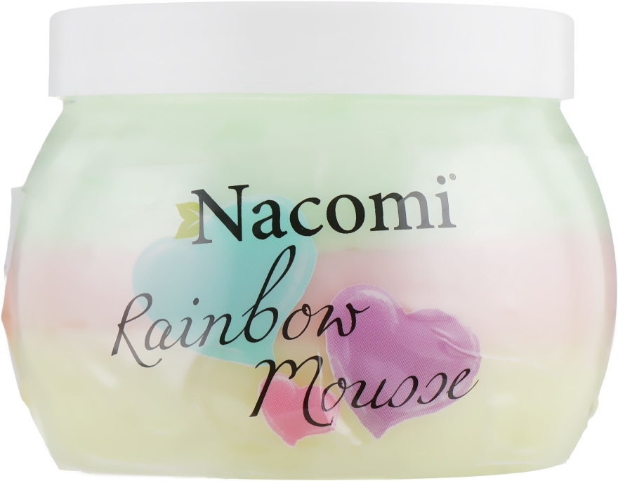 Мус для тіла, з ароматом кавуна - Nacomi Rainbow Mousse — фото N2