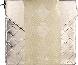 Духи, Парфюмерия, косметика Набор - Kiko Milano Holiday Premiere Essential Eyes & Lip Gift Set (lip/mask/1pc + pat/1pc + lip/mask/1pc +bag)