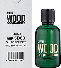 Dsquared2 Green Wood Pour Homme - Туалетная вода (тестер с крышечкой) — фото N2