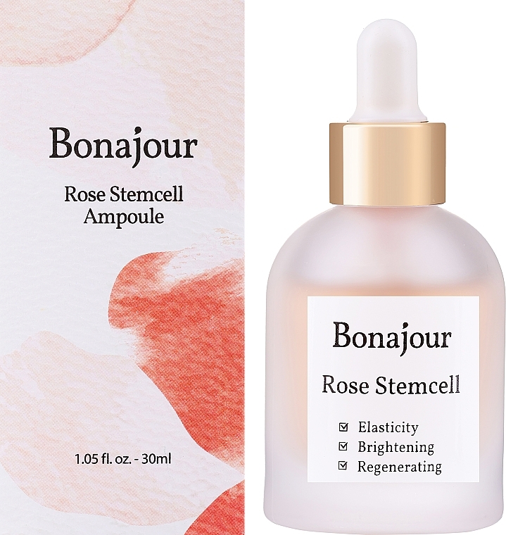 Ампула для догляду за обличчям - Bonajour Rose Stemcell Ampoule — фото N2