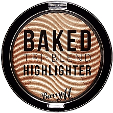 Духи, Парфюмерия, косметика Хайлайтер для лица - Barry M Baked Tri-Blend Highlighter