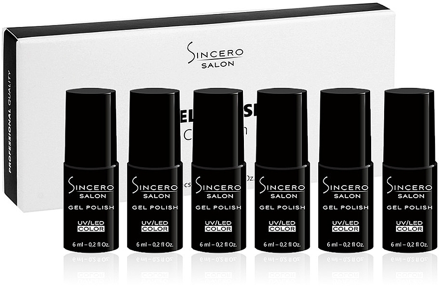Sincero Salon Summer Madness - Набір гель-лаків для нігтів, 6 продуктів — фото N1