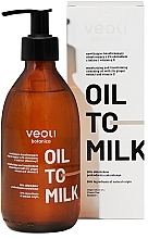 Увлажняюще-трансформирующее очищающее масло для тела - Veoli Botanica Oil To Milk — фото N2