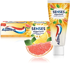 Зубная паста "Энергия грейпфрута" - Aquafresh Senses — фото N3
