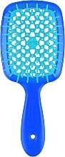 Расческа для волос 86SP234 BTU, синяя с голубым - Janeke Small Superbrush  — фото N1