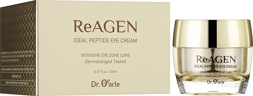 Крем під очі з пептидами - Dr. Oracle ReAGEN Ideal Peptide Eye Cream — фото N2