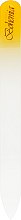 Парфумерія, косметика Пилочка кришталева для нігтів 08-1252, 125мм, жовта - SPL