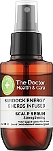 Сыворотка для кожи головы «Репейная сила» - The Doctor Health & Care Burdock Energy 5 Herbs Infused Scalp Serum — фото N1