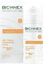 Парфумерія, косметика Сонцезахисний флюїд - Bionnex Preventiva Dry Touch Sunscreen Fluid SPF50+
