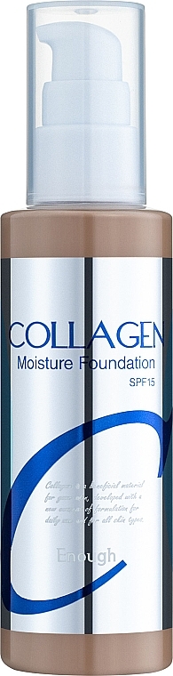 УЦЕНКА Тональный крем SPF 15 - Enough Collagen Moisture Foundation * — фото N1