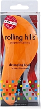 Духи, Парфюмерия, косметика Щётка для волос, оранжевая - Rolling Hills Detangling Brush Travel Size Orange