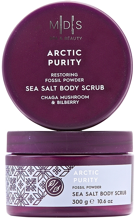 Скраб для тіла з морською сіллю  "Арктична чистота" - Mades Cosmetics Spa&Beauty Arctic Purity Body Scrub — фото N1