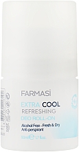 Парфумерія, косметика Дезодорант кульковий - Farmasi Extra Cool Refreshing Deo Roll-on