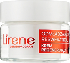 Парфумерія, косметика Відновлювальний крем проти зморщок - Lirene Dermo Program Resveratrol 60+