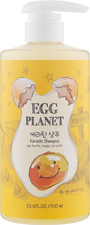 Кератиновый шампунь - Daeng Gi Meo Ri Egg Planet Keratin Shampoo — фото N3