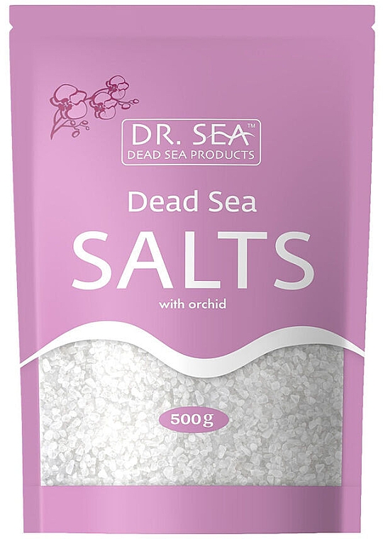 Сіль Мертвого моря з екстрактом орхідеї - Dr. Sea Salt Wijh Orchid — фото N1