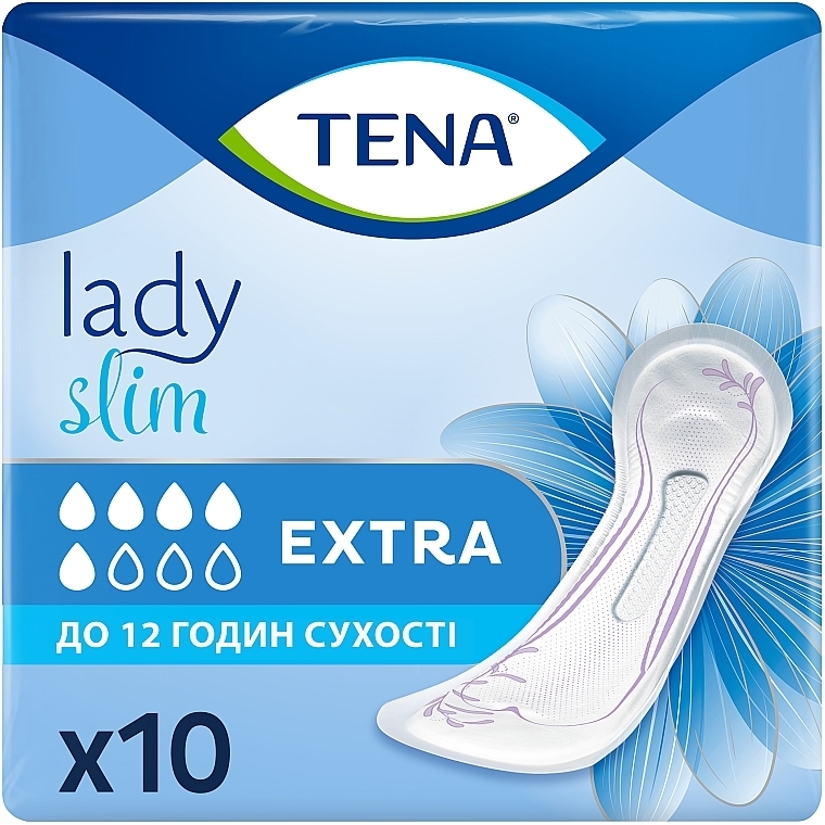 Урологические прокладки, 10 шт. - TENA Lady Slim Extra  — фото N1